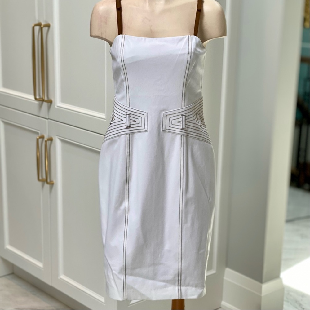 Brand New Cache white tank dress